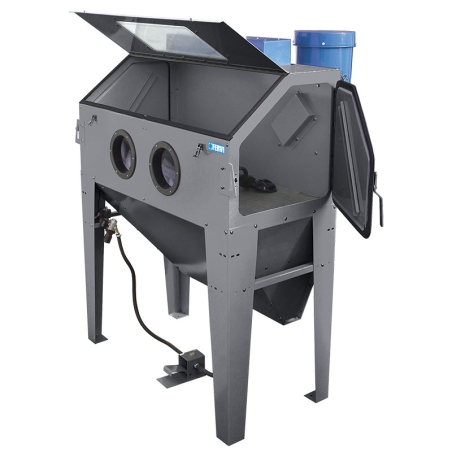 Sabbiatrice con aspiratore 0687 Fervi 1270x1270x770 h mm