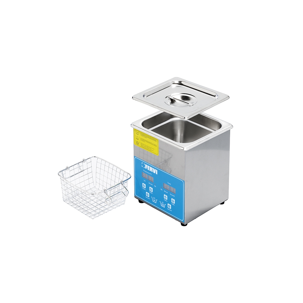 Lavapezzi a ultrasuoni UC01/20 Fervi 250x240x280 h mm