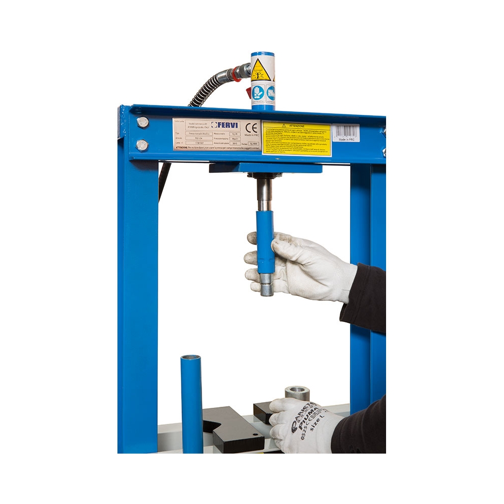 Pressa manuale idraulica P001/04 Fervi 660x240x250 h mm