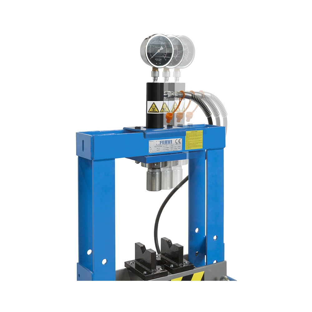 Pressa manuale idraulica P001/10 Fervi 765x535x155 h mm