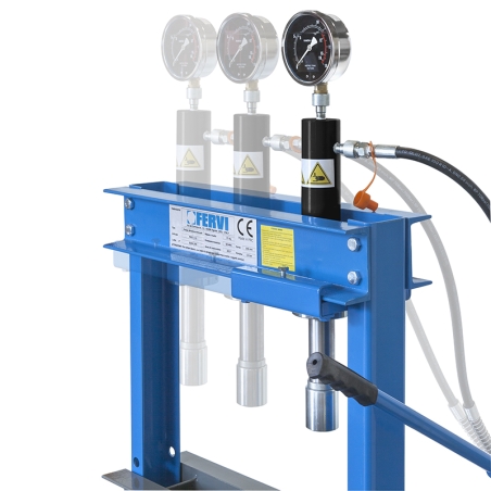 Pressa manuale idraulica P001/12 Fervi 1320x230x230 h mm
