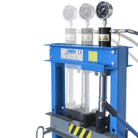 Pressa manuale idraulica P001/20 Fervi 1640x270x220 h mm