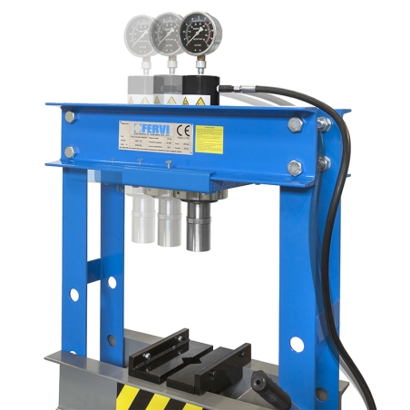 Pressa manuale idraulica P001/30 Fervi 1690x380x250 h mm