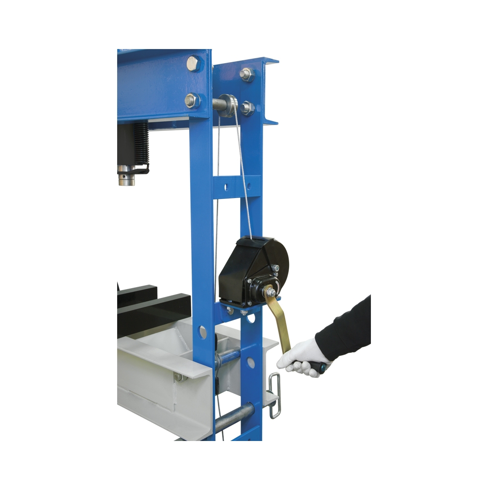 Pressa idraulica manuale e pneumatica P001/45 Fervi 1040x390x1900 h mm