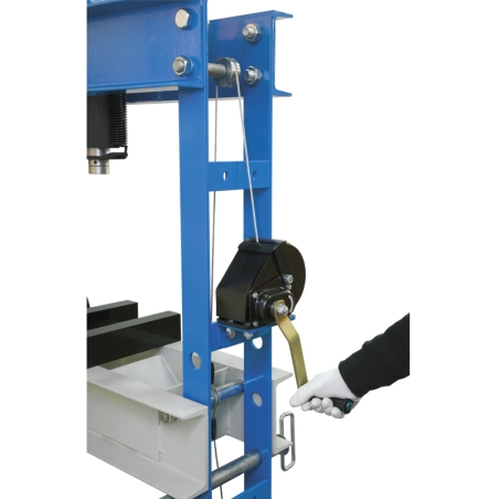 Pressa idraulica manuale e pneumatica P001/45 Fervi 1040x390x1900 h mm