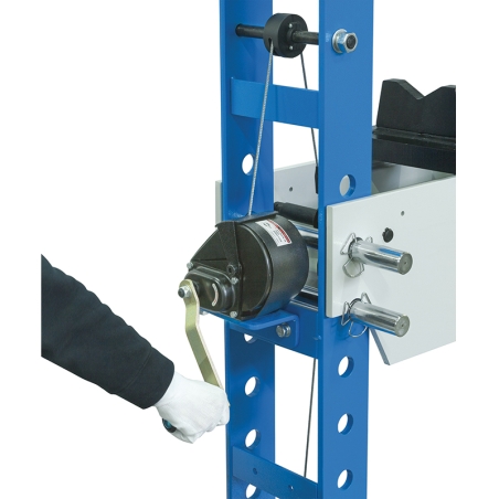 Pressa idraulica manuale e pneumatica P001/75 Fervi 1100x340x2090 h mm