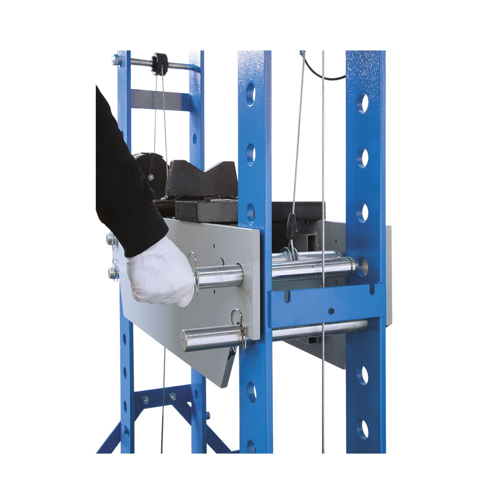 Pressa idraulica manuale e pneumatica P001/75 Fervi 1100x340x2090 h mm