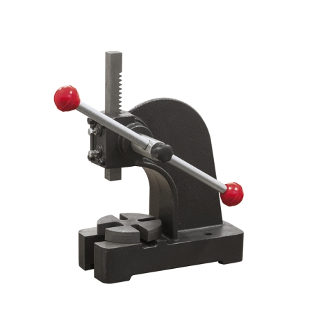 Pressa manuale a cremagliera P022/05 Fervi 260x120x270 h mm
