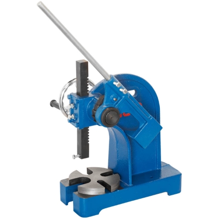 Pressa manuale a cremagliera P029/2 Fervi 450x180x470 h mm
