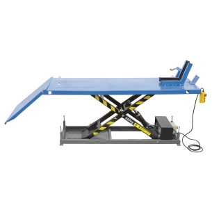 Sollevatore per moto elettroidraulico S029 Fervi 2250x800x450 h mm