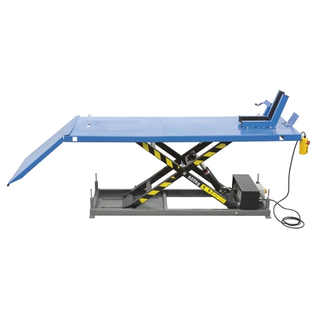 Sollevatore per moto elettroidraulico S029 Fervi 2250x800x450 h mm