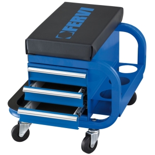 Sgabello con 3 cassetti 0645/CC Fervi 410x310x410 h mm