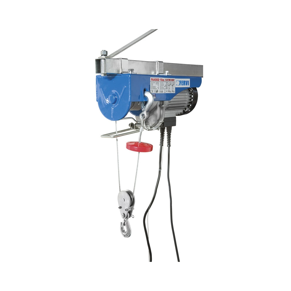 Paranco elettrico 0600 Fervi 430x160x250 h mm