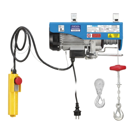 Paranco elettrico 0602 Fervi 405x165x255 h mm