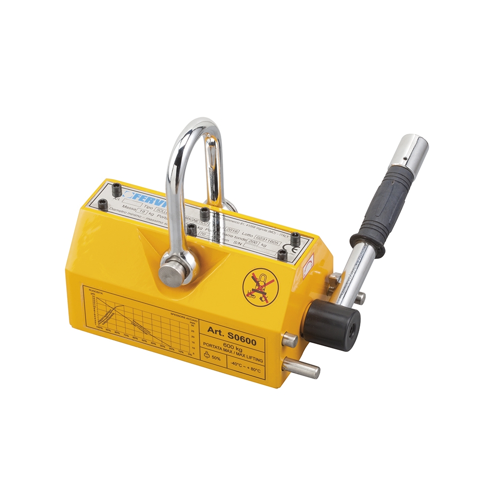 Sollevatore magnetico S0600 Fervi 340x210x230 h mm