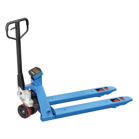 Transpallet manuale con bilancia 0028B Fervi