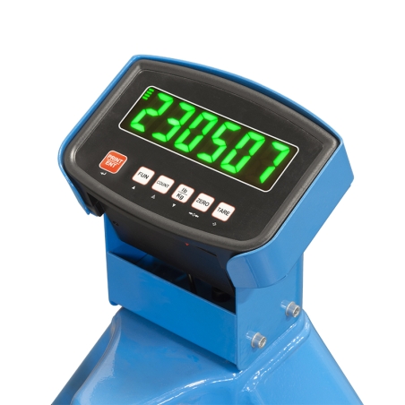 Transpallet manuale con bilancia 0028B Fervi