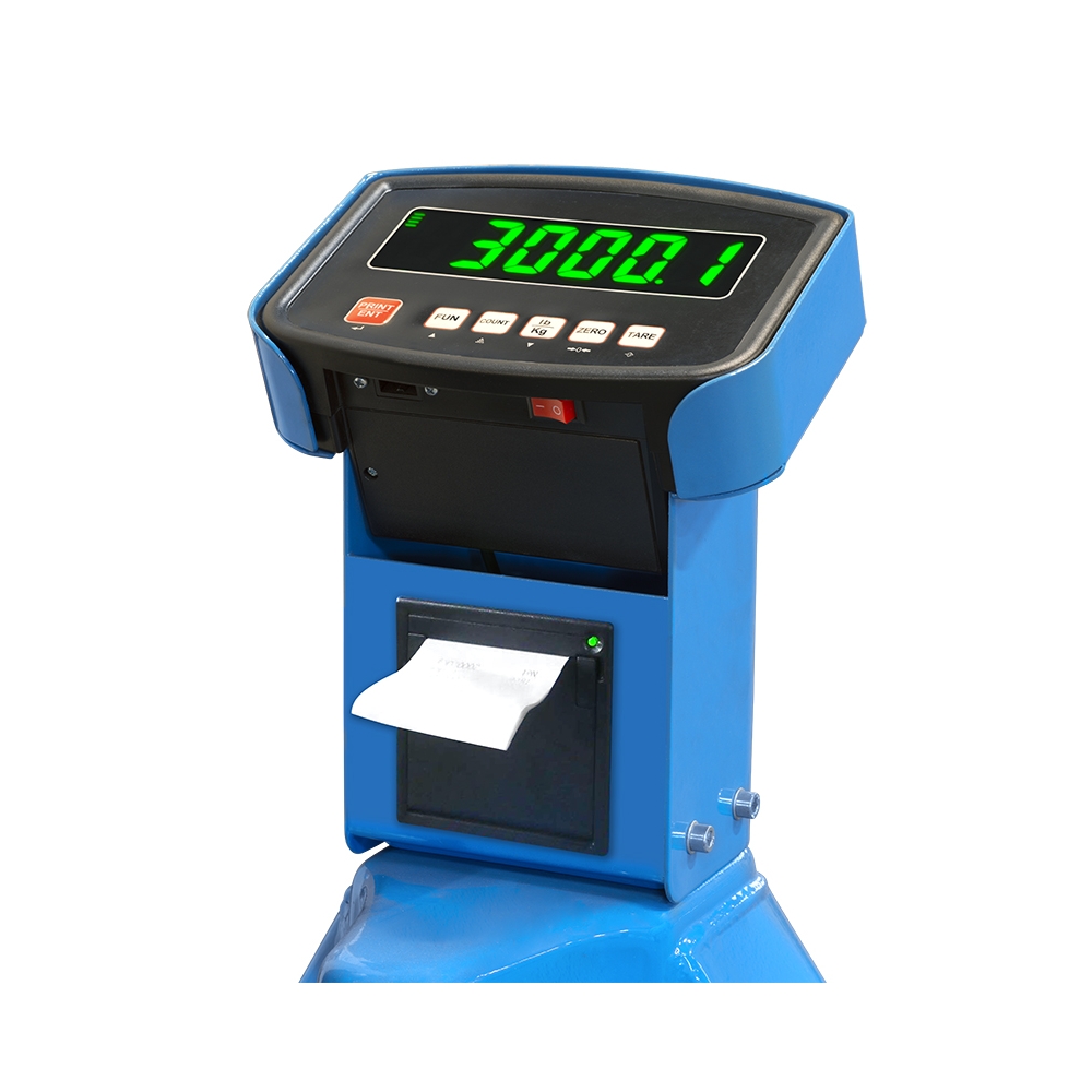 Transpallet manuale con bilancia e stampante 0028BS Fervi
