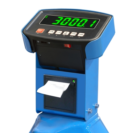 Transpallet manuale con bilancia e stampante 0028BS Fervi