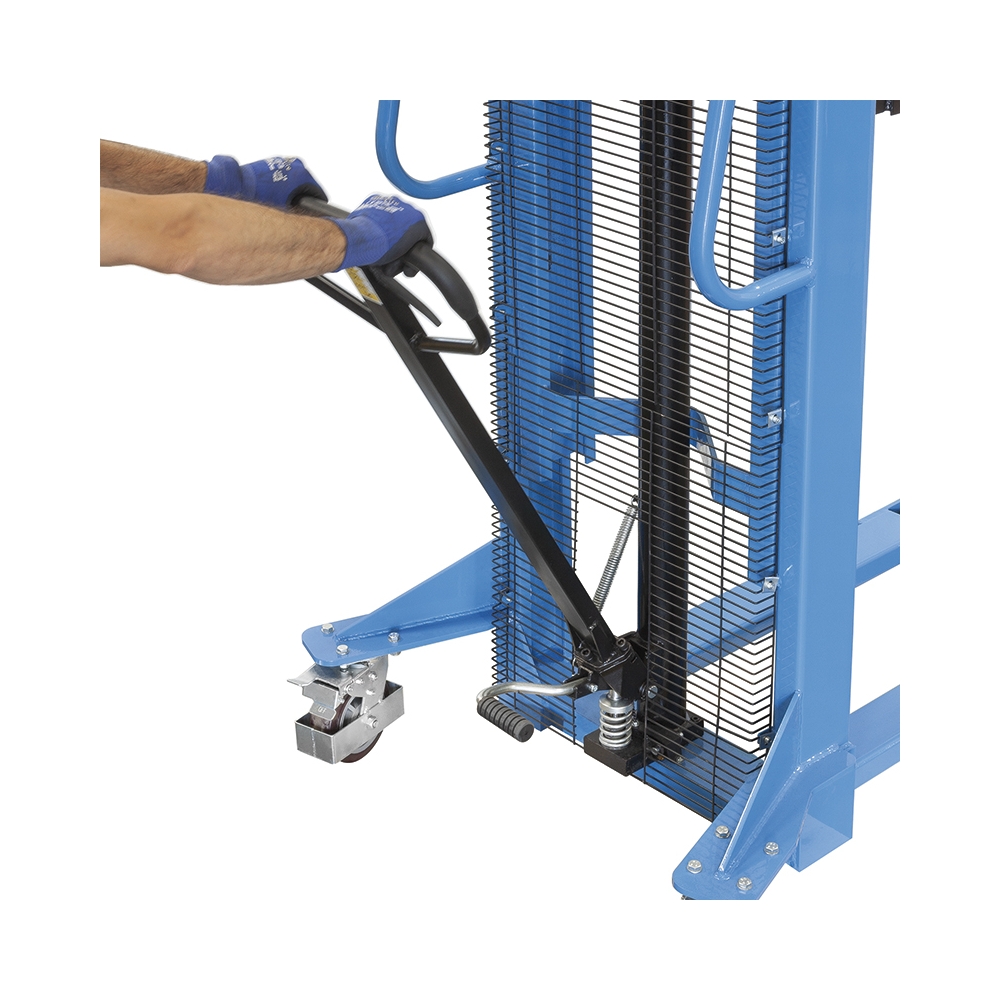Sollevatore manuale per pallet 0143/25 Fervi 1690x910x1955 h mm