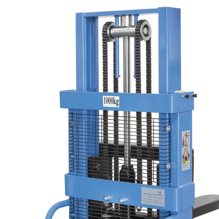 Sollevatore manuale per pallet 0143/25 Fervi 1690x910x1955 h mm