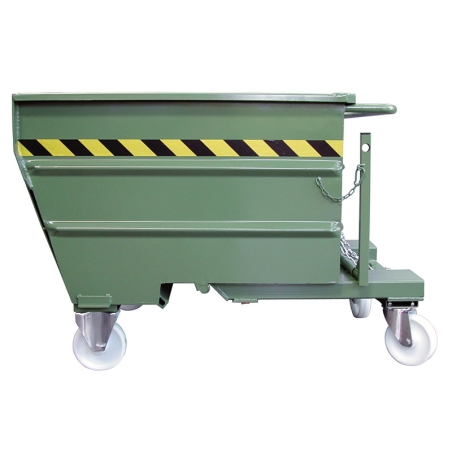 Contenitore ribaltabile per trucioli con ruote C030/0500 Fervi