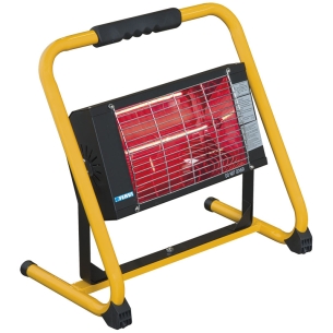 Riscaldatore elettrico a raggi infrarossi con supporto FERVI 230 V - 2 kW cavo 1,1 m