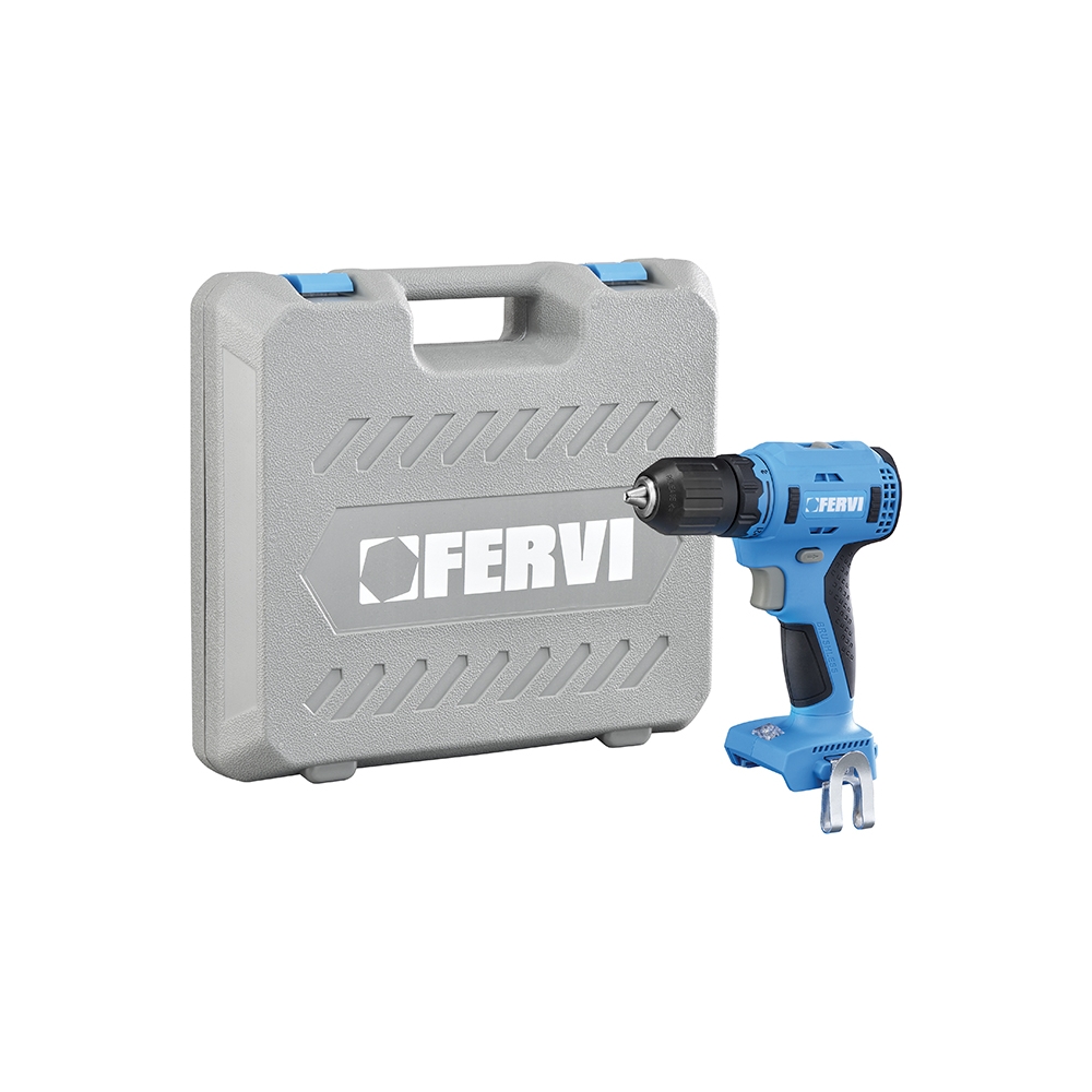 Trapano avvitatore 20V FERVI 35 / 55 Nm 2 - 13 mm acciaio Max 13 mm legno Max 40 mm