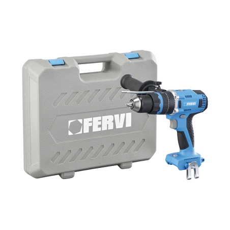Trapano a percussione 20V FERVI 1,5 - 13 mm cemento Max 16 mm acciaio Max 13 mm 70 / 75 Nm