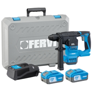 Tassellatore 20V FERVI SDS-Plus 2,3 J cemento Max 18 mm acciaio Max 13 mm -1