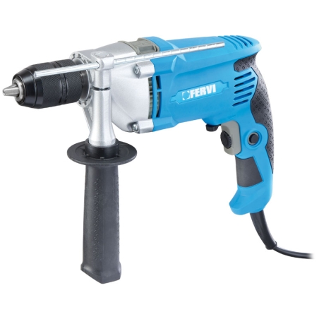 Trapano a percussione 810W FERVI 2 - 13 mm cemento Max 16 mm 0,81 kW 0-2800 min-1