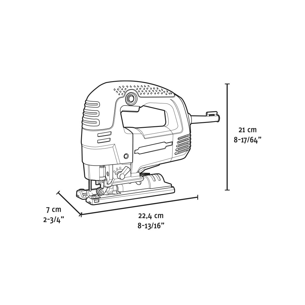 Seghetto alternativo 0,71 kW FERVI -2