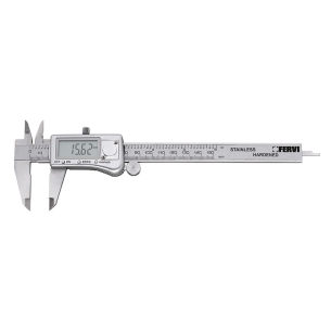 Calibro elettronico digitale inox FERVI C033/300 0÷300 mm | 0÷12"