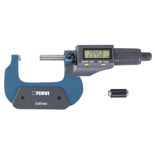 Micrometro digitale elettronico FERVI M021/25/50 25 ÷ 50 mm - 1'' ÷ 2''