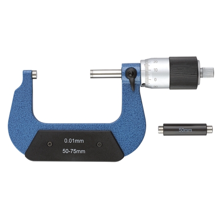 Micrometro centesimale per esterni FERVI M022/50/75 50 ÷ 75 mm
