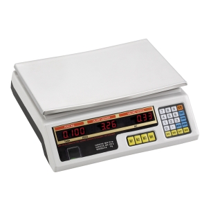 Bilancia elettronica digitale con doppio display FERVI B018 30 kg 230 V 50 Hz
