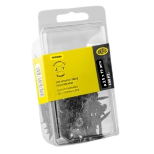 Vite autofilettante fosfata nera 3.5x19 mm Akifix 100 pezziAKIFIX