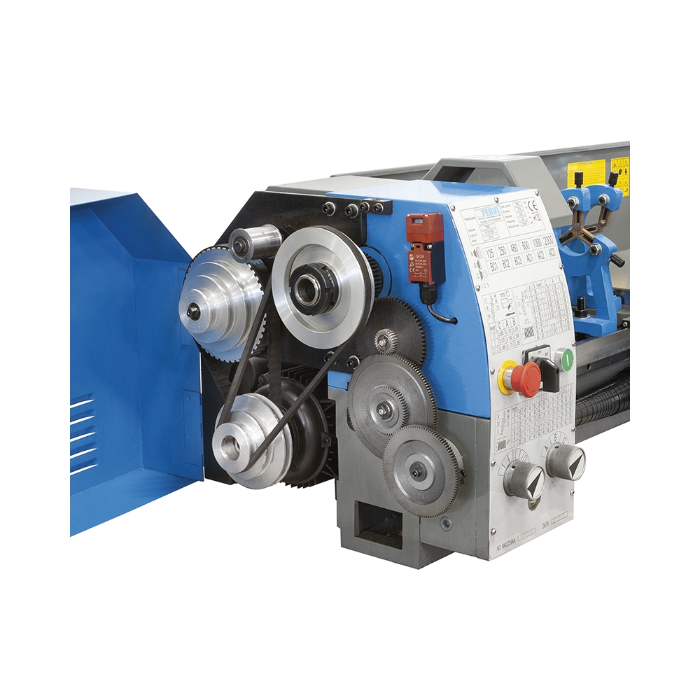 Tornio parallelo FERVI T660 con diametro banco 280 mm, diametro max sul carro 165 mm e distanza punte 660 mm -3