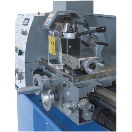 Tornio parallelo con inverter FERVI T660I con diametro banco 280 mm, diametro max sul carro 165 mm e distanza punte 660 mm -3
