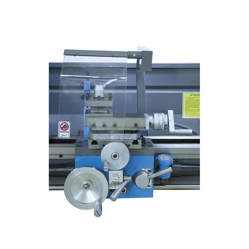 Tornio parallelo con inverter FERVI T700V con diametro banco 260 mm, diametro max sul carro 180 mm e distanza punte 700 mm -4