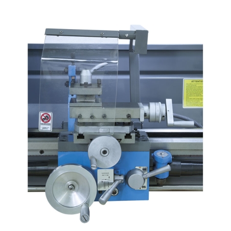 Tornio parallelo con inverter FERVI T700V con diametro banco 260 mm, diametro max sul carro 180 mm e distanza punte 700 mm -4