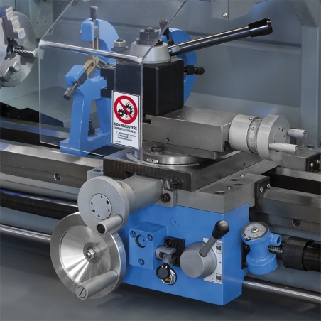 Tornio parallelo FERVI T750 con diametro banco 290 mm, diametro max sul carro 175 mm e distanza punte 750 mm -4