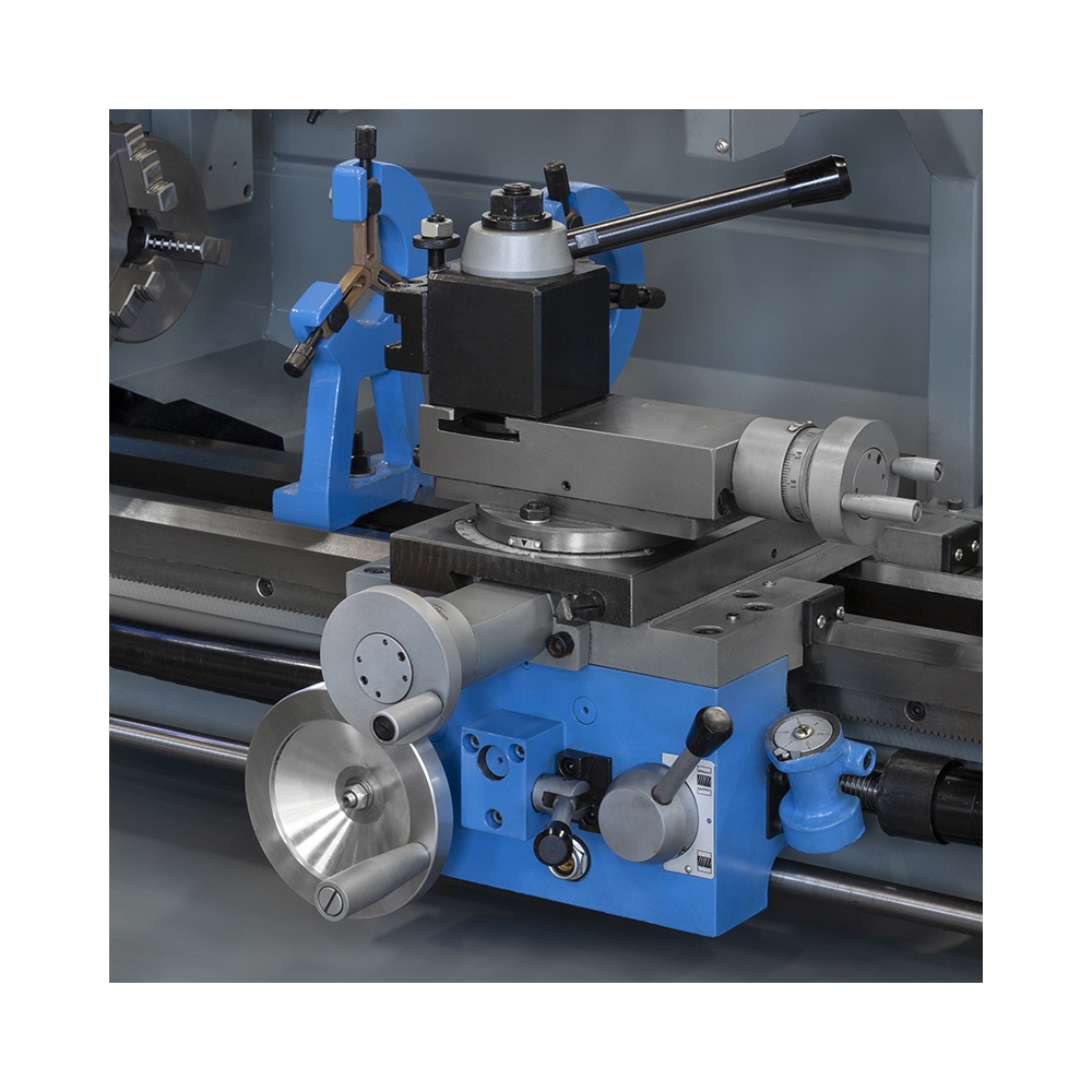 Tornio parallelo con inverter FERVI T750I con diametro banco 290 mm, diametro max sul carro 175 mm e distanza punte 750 mm -2