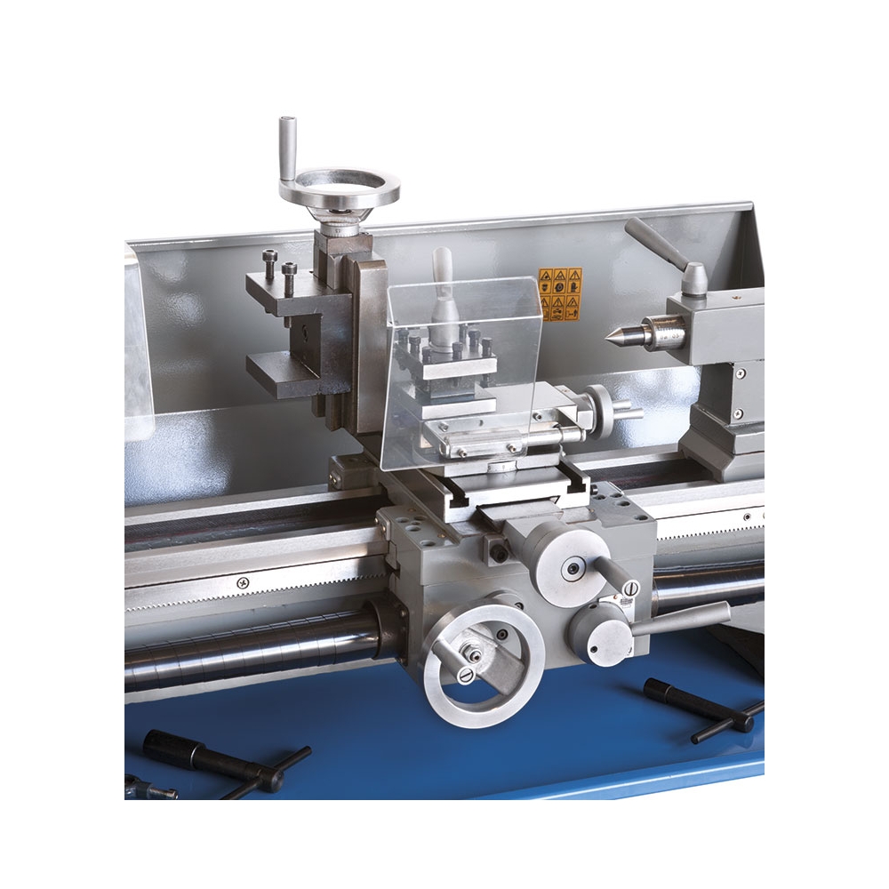 Tornio parallelo FERVI 0657 con diametro banco 250 mm, diametro max sul carro 150 mm e distanza punte 550 mm -3