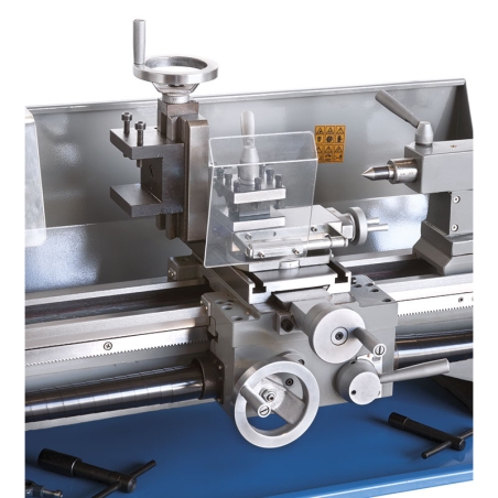 Tornio parallelo FERVI 0657 con diametro banco 250 mm, diametro max sul carro 150 mm e distanza punte 550 mm -3