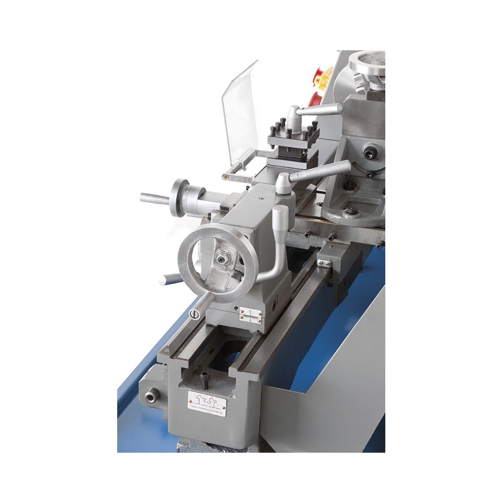 Tornio parallelo FERVI 0657 con diametro banco 250 mm, diametro max sul carro 150 mm e distanza punte 550 mm -4