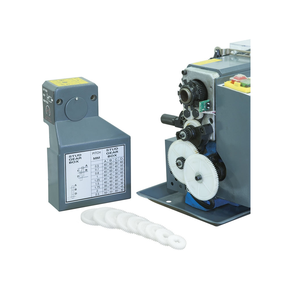 Tornio parallelo FERVI 0716S con diametro banco 170 mm, diametro max sul carro 125 mm e distanza punte 350 mm -4