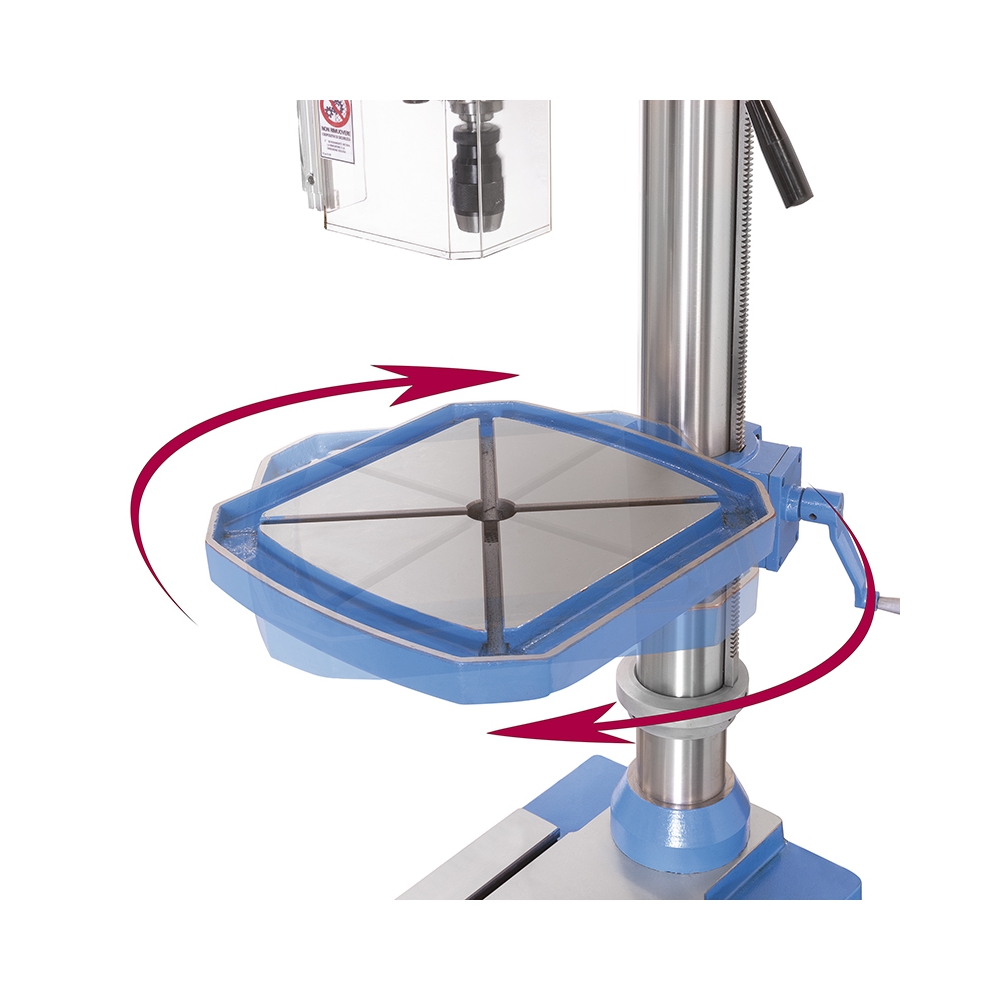 Trapano ad ingranaggi FERVI T041DA con foratura Ø 40 mm, foratura Ø 35 mm e foratura Ø 30 mm -2