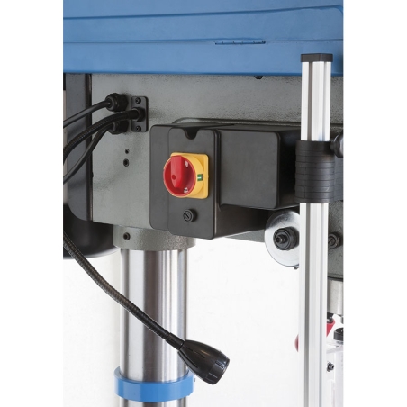 Trapano a colonna con trasmissione a cinghia FERVI 0252/230V con foratura Ø 20/28/32 mm -3