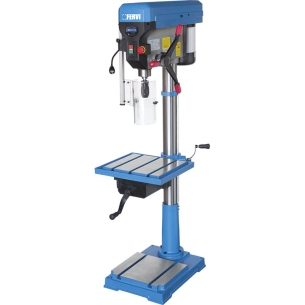 Trapano a colonna con trasmissione a cinghia FERVI 0252/400V con foratura Ø 20/28/32 mm -1